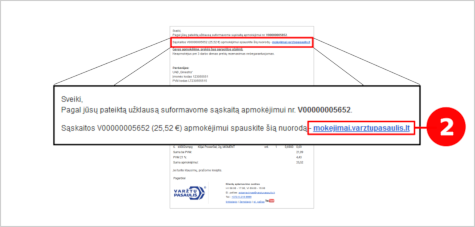 Nuoroda apmokėjimui